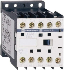 Schneider Electric - 3 Pole, 24 Coil VDC, 12 Amp at 440 VAC, 16 Amp at 690 VAC and 20 Amp at 440 VAC, Nonreversible IEC Contactor - BS 5424, CSA, IEC 60947, NF C 63-110, RoHS Compliant, UL Listed, VDE 0660 - Caliber Tooling