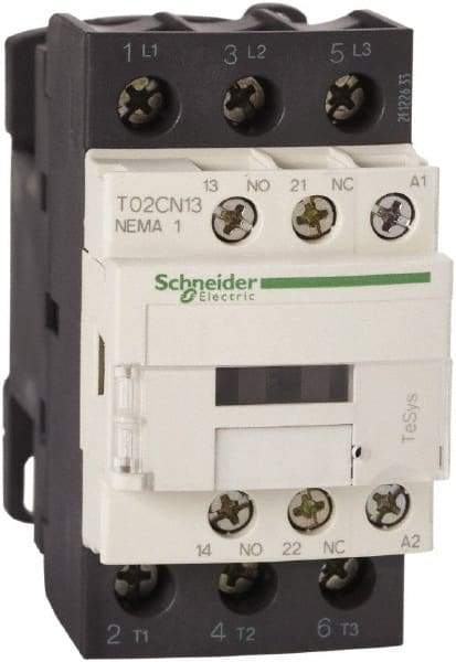 Square D - 3 Pole, 120 Coil VAC, 27 Amp NEMA Contactor - Open Enclosure - Caliber Tooling