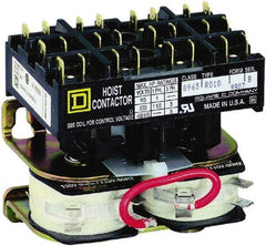 Square D - 3 Pole, 110 Coil VAC at 50 Hz and 120 Coil VAC at 60 Hz, Reversible Definite Purpose Contactor - Phase 1 and Phase 3 Hp:  1 at 115 VAC, 1.5 at 230 VAC, 3 at 230 VAC, 3 at 460 VAC, 3 at 575 VAC, CSA, RoHS Compliant, UL Listed - Caliber Tooling