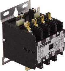 Square D - 4 Pole, 30 Amp Inductive Load, 24 Coil VAC at 50/60 Hz, Definite Purpose Contactor - Phase 1 and Phase 3 Hp:  10 at 230 VAC, 15 at 460 VAC, 2 at 115 VAC, 20 at 575 VAC, 5 at 230 VAC, 40 Amp Resistive Rating, CE, CSA, UL Listed - Caliber Tooling