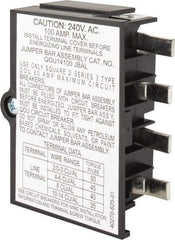 Square D - 100 Amp Circuit Breaker Jumper Bar Assembly - Use with QOU Circuit Breaker - Caliber Tooling