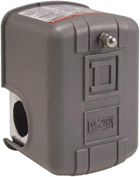 Square D - 1 and 3R NEMA Rated, 20 to 40 psi, Electromechanical Pressure and Level Switch - Adjustable Pressure, 575 VAC, L1-T1, L2-T2 Terminal, For Use with Square D Pumptrol - Caliber Tooling