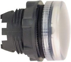 Schneider Electric - Round Pilot and Indicator Light Lens - White - Caliber Tooling