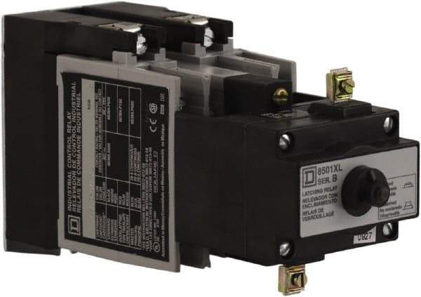 Square D - Electromechanical Screw Clamp General Purpose Relay - 10 Amp at 600 VAC, 4NO, 110 VAC at 50 Hz & 120 VAC at 60 Hz - Caliber Tooling