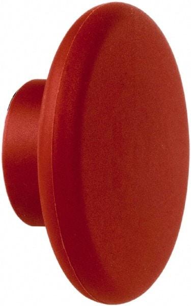 Schneider Electric - Extended Mushroom Head Pushbutton Switch Knob - Red, Nonilluminated - Caliber Tooling