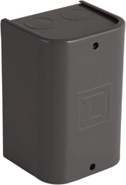 Square D - Steel Power Relay Enclosure Screw Cover - NEMA 1, 92mm Wide x 134.11 mm High x 84mm Deep - Caliber Tooling