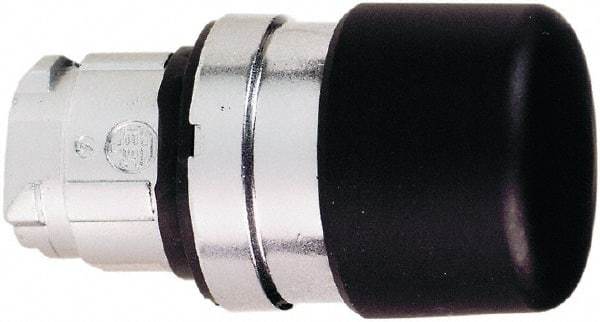 Schneider Electric - 22mm Mount Hole, Extended Mushroom Head, Pushbutton Switch Only - Round, Black Pushbutton, Nonilluminated, Momentary (MO) - Caliber Tooling