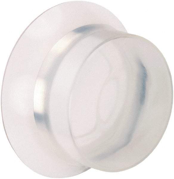 Schneider Electric - Extended Straight Flush Pushbutton Switch Boot - Clear, Round Button - Caliber Tooling