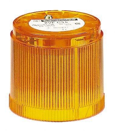 Schneider Electric - LED Lamp, Orange, Steady, Stackable Tower Light Module - 24 VAC/VDC, 0.63 Amp, IP40, IP42 Ingress Rating, Base Mount - Caliber Tooling