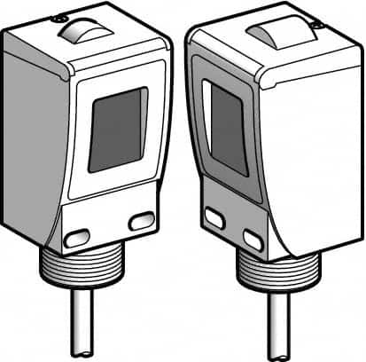 Telemecanique Sensors - Cable Connector, 60m Nominal Distance, Shock and Vibration Resistant, Through Beam Photoelectric Sensor - 24 to 240 VAC, 24 to 240 VDC, 20 Hz, Plastic, 44mm Long x 45mm Wide x 99mm High - Caliber Tooling