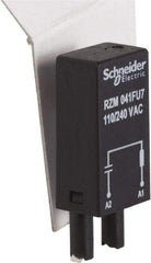 Schneider Electric - 110-240 VAC, Relay Protection Module - For Use with RGZ Sockets (RXG Series), RSZ Sockets (RSB Series) - Caliber Tooling