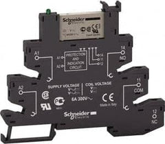 Schneider Electric - 1,500 VA Power Rating, Electromechanical Screw General Purpose Relay - 6 Amp at 24 V, SPDT, 24 VAC/VDC, 6.2mm Wide x 78.7mm High x 96mm Deep - Caliber Tooling