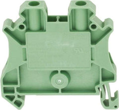 Schneider Electric - 1 Pole, 1,000 Volt, 32 Amp, -40 to 266°F, DIN Rail Mount, Polyamide Passthrough Terminal Block - 2 Contacts, 26 to 10 AWG Compatibility, 47-1/2mm High - Caliber Tooling