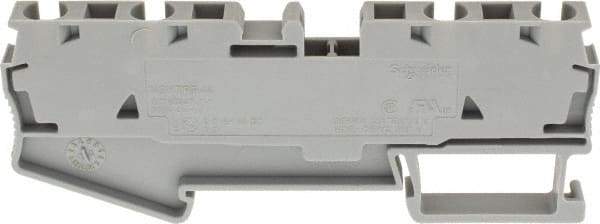 Schneider Electric - 1 Pole, 800 Volt, 32 Amp, -40 to 266°F, DIN Rail Mount, Polyamide Passthrough Terminal Block - 4 Contacts, 28 to 10 AWG Compatibility, 36-1/2mm High - Caliber Tooling