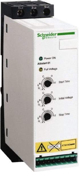 Schneider Electric - 32 Amp, 50/60 Hz, IEC Motor Starter - 3 Phase Hp: 20 - Caliber Tooling