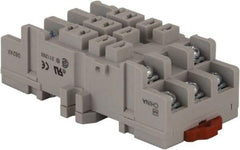 Square D - 11 Pins, 300 VAC, 15 Amp (UL and CSA), Square Relay Socket - DIN Rail Mount, Panel Mount, 2 Tiers, Screw Terminal - Caliber Tooling