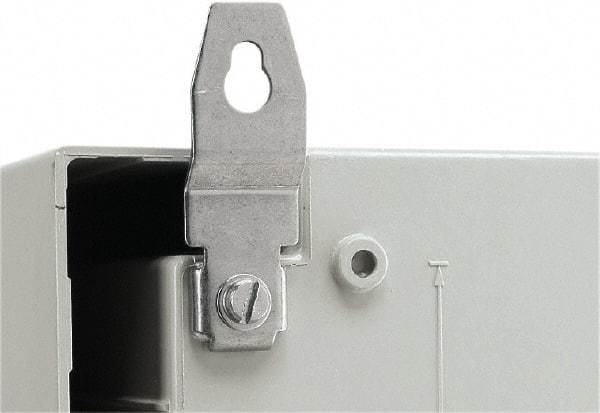 Schneider Electric - Electrical Enclosure Stainless Steel Wall Mount Lug - For Use with PLM3025-108 Wall Mounting Enclosure, RoHS Compliant, Includes Mounting Hardware - Caliber Tooling