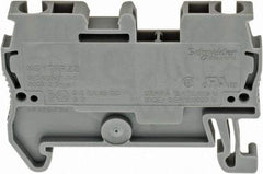 Schneider Electric - 1 Pole, 800 Volt, 24 Amp, -40 to 266°F, DIN Rail Mount, Polyamide Passthrough Terminal Block - 2 Contacts, 28 to 12 AWG Compatibility, 36-1/2mm High - Caliber Tooling