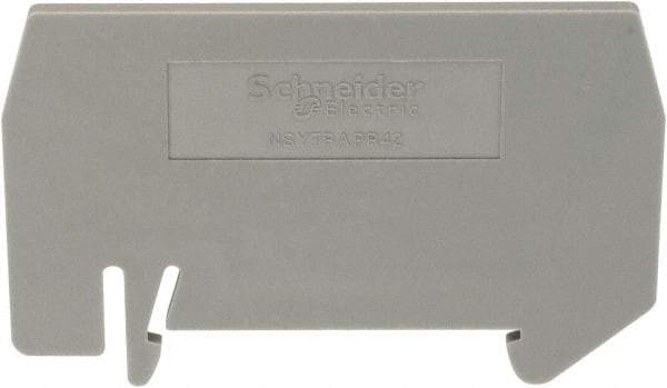 Schneider Electric - 2mm High, Terminal Block Partition Plate - Use with Various Terminal Blocks - Caliber Tooling