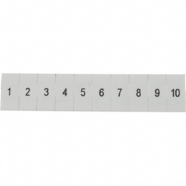 Schneider Electric - Terminal Block Marking Strip - Use with Linergy TR Series Terminal Blocks - Caliber Tooling