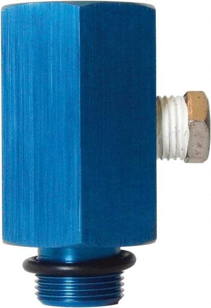 Parker - 1/2 NPT Air Compressor Vacuum Pump to Filter Adapter - 2.44" High, Use with Welch Pump Models #1400, 1405 - Caliber Tooling