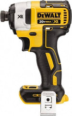 DeWALT - 20 Volt, 1/4" Drive, 20, 125, 152 Ft/Lb Torque, Cordless Impact Driver - 1000, 2800, 3250 RPM, Lithium-Ion, Bare Tool - Caliber Tooling