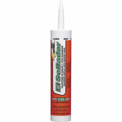 White Lightning - 10 oz Tube White Acrylic & Latex Sealant - -30 to 180°F Operating Temp, 30 min Tack Free Dry Time, 5 to 7 Days Full Cure Time - Caliber Tooling