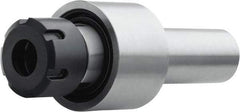 Komet - Straight Shank, Series ER32, ER Reamer Collet Chuck - 3.5827 Inch Projection, 0.1185 to 0.7874 Inch Collet Capacity, 3.1496 Inch Shank Length, Through Coolant - Exact Industrial Supply