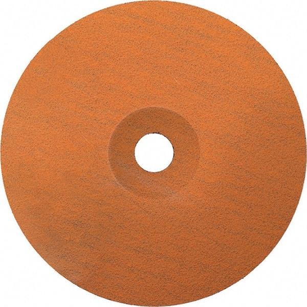 WALTER Surface Technologies - 7" Diam 7/8" Hole 80 Grit Fiber Disc - Ceramic, Series 15-X, Coolcut XX - Caliber Tooling