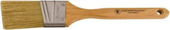 Wooster Brush - 2" Angled Hog Sash Brush - 2-15/16" Bristle Length, 7-7/8" Maple Fluted Handle - Caliber Tooling