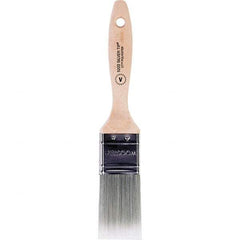 Wooster Brush - 1-1/2" Flat Synthetic Varnish Brush - 2-7/16" Bristle Length, 6-3/8" Wood Beavertail Handle - Caliber Tooling