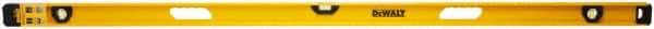 DeWALT - 72" Long 3 Vial I-Beam Level - Aluminum, Yellow - Caliber Tooling