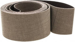 3M - 2" Wide x 132" OAL, A100 Grit, Aluminum Oxide Abrasive Belt - Aluminum Oxide, Coated, Cloth Backing, Dry, Series 237AA - Caliber Tooling