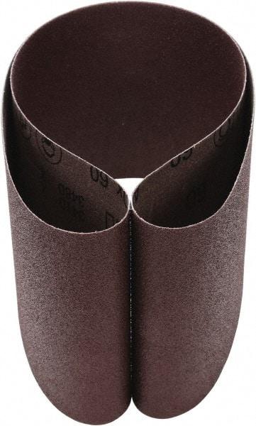 3M - 6" Wide x 48" OAL, 60 Grit, Aluminum Oxide Abrasive Belt - Aluminum Oxide, Coated, Cloth Backing, Series 341D - Caliber Tooling