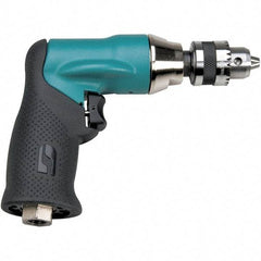 Dynabrade - 1/4" Keyed Chuck - Pistol Grip Handle, 2,400 RPM, 0.4 hp, 90 psi - Caliber Tooling