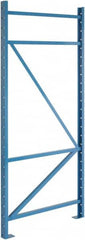 Steel King - 56,860 Lb Capacity Heavy-Duty Framing Upright Pallet Storage Rack - 4" Wide x 120" High x 42" Deep, Powder Coat Blue - Caliber Tooling