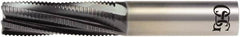 OSG - 5/16" Cutting Diam x 15/16" Length of Cut, 6 Flute, Spiral Router Bit - Diamond Coated, Right Hand Cut, Solid Carbide, 3" OAL x 3/8" Shank Diam, Roughing, 15° Helix Angle - Caliber Tooling