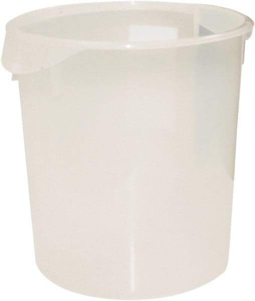 Rubbermaid - Round, Clear Polypropylene Food Storage Container - 14" High x 13.1" Wide - Caliber Tooling