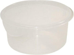 Rubbermaid - Round, Clear Polypropylene Food Storage Container - 7.6" High x 10" Wide - Caliber Tooling