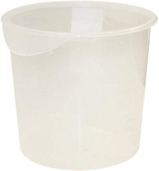 Rubbermaid - Round, Clear Polypropylene Food Storage Container - 11.9" High x 13.1" Wide - Caliber Tooling