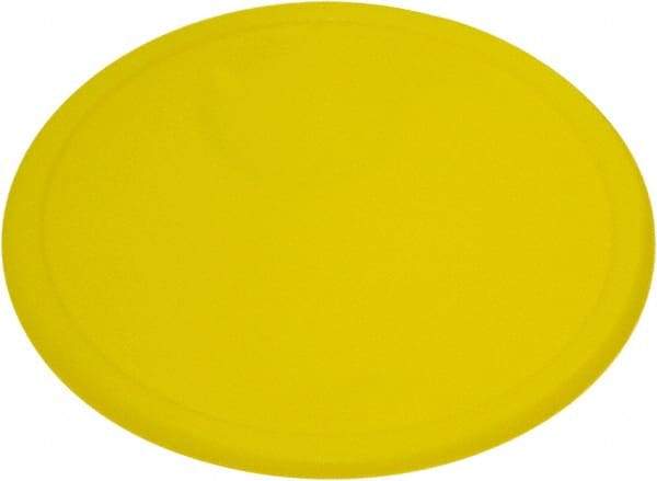 Rubbermaid - 10.3" Wide, Round Polyethylene Lid - Use with FG572300, FG572324, FG572400, FG572424 - Caliber Tooling