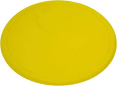 Rubbermaid - 10.3" Wide, Round Polyethylene Lid - Use with FG572300, FG572324, FG572400, FG572424 - Caliber Tooling