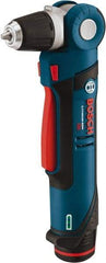 Bosch - 12 Volt 3/8" Chuck Right Angle Handle Cordless Drill - 0-1300 RPM, Reversible, 1 Lithium-Ion Battery Included - Caliber Tooling