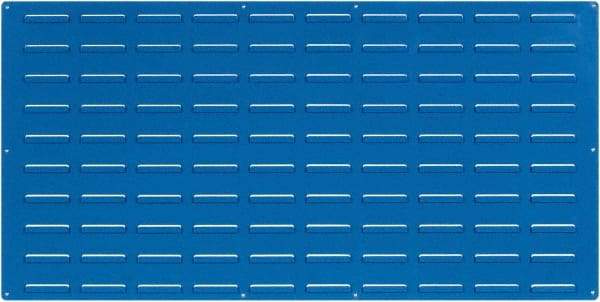 Triton - 48" Wide x 24" High, Blue Louvered Bin Panel - Use with LocBin - Caliber Tooling