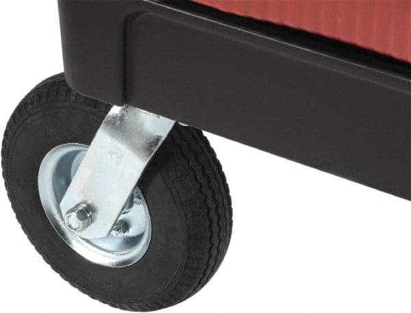 Rubbermaid - 8" High, Cart Caster Kit - Use with FG450088, FG451288, FG451388, FG452010, FG452088, FG453288, FG453388, FG454600, FG454610, FG454888 - Caliber Tooling