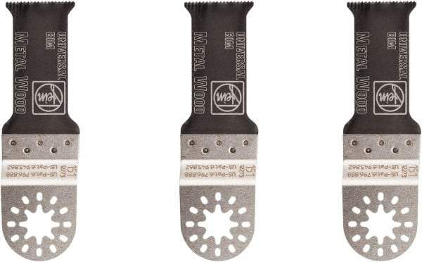 Fein - Rotary & Multi-Tool Multi-Use Saw Blade - 1-1/8" Universal E-Cut Blade, For Fein Multimaster, Wood, Drywall, Plastic Saw Blade - Caliber Tooling