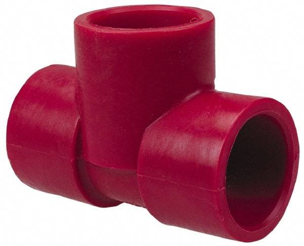 NIBCO - 1/2" PVDF Plastic Pipe Socket Tee - Schedule 80, S x S x S End Connections - Caliber Tooling