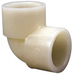 NIBCO - 2" PVDF Plastic Pipe 90° Elbow - Schedule 80, S x S End Connections - Caliber Tooling