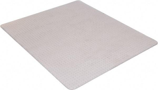 Aleco - 53" Long x 45" Wide, Chair Mat - Rectangular, Beveled Edge Style, Includes Anchorpoints - Caliber Tooling