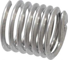 Heli-Coil - M6x1.00 Metric Coarse, 9mm OAL, Free Running Helical Insert - 6-3/4 Free Coils, Tanged, 304 Stainless Steel, Bright Finish, 1-1/2D Insert Length - Caliber Tooling